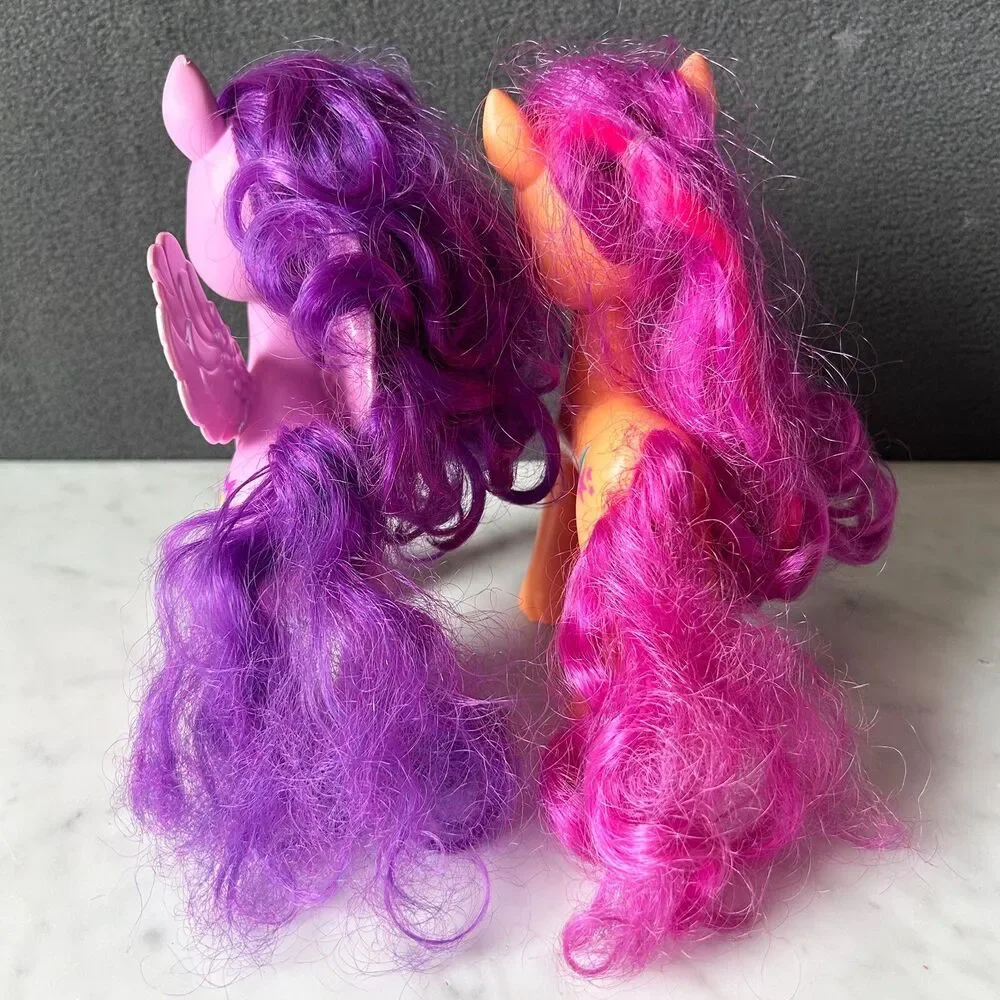 My Little Pony Lot of 5 Ponies & 3 Books Passport To Reading/Reading Together